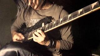 Circus Maximus - Burn After Reading (guitar solo &amp; outro solo cover)