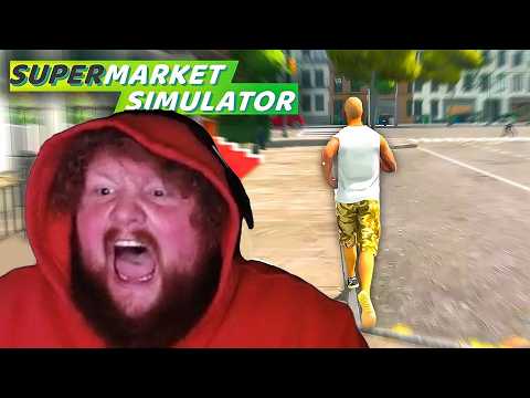 1 Hour of CaseOh Playing Supermarket Simulator! (Funny Moment) #3