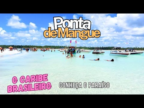 Ponta de Mangue Beach in the Brazilian Caribbean of Maragogi AL