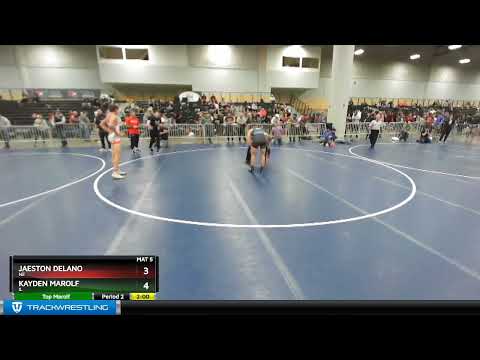 152 Lbs Champ. Round 3 - Kayden Marolf, IL Vs Jaeston Delano, NE 12b0