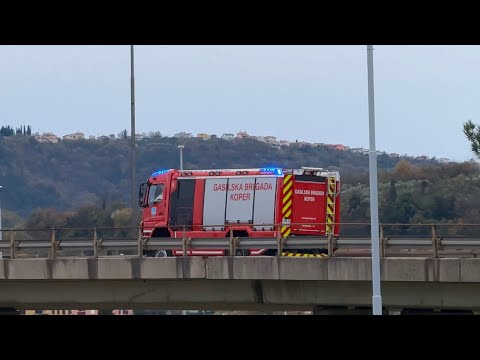 GB KOPER Brana-4 vožnja na intervencijo!!!