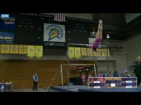 Sandra Collantes (Boise State) 2016 Bars vs San Jose State 9.775