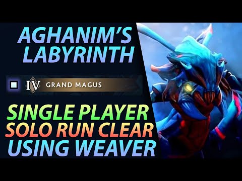 Dota 2 Aghanim's Labyrinth - Grand Magus Solo Run