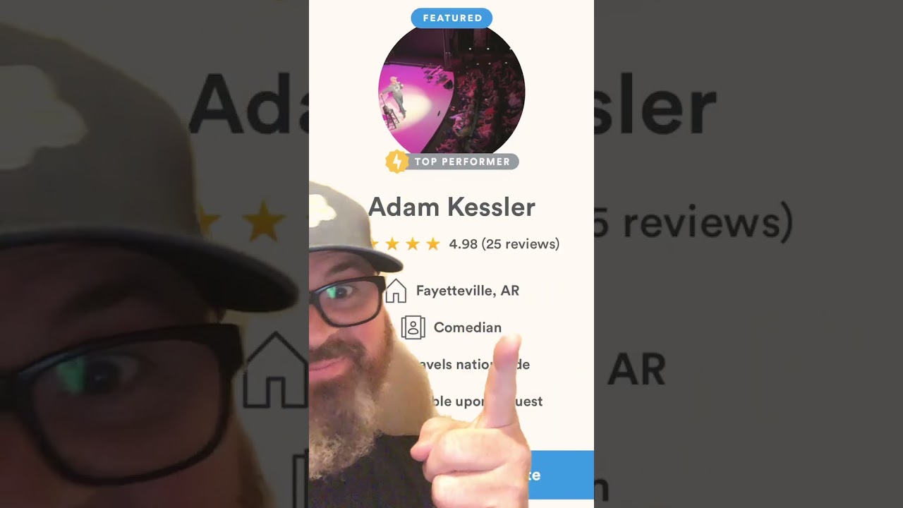 Hire Adam Kessler Comedian in Oklahoma City, Oklahoma