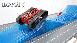 Unstable Nylon Terrain Challenge for LEGO Tracked Car | Smart Lego