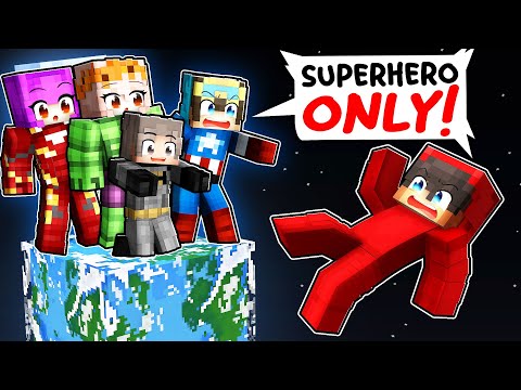 ONE MINI EARTH: CASH is the Only SUPERHERO in Minecraft?!