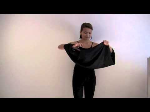 Tie a Pashmina into a Shrug