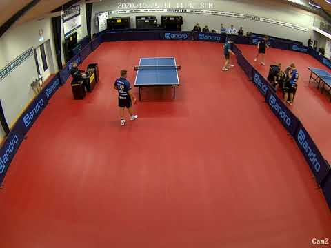 Bordtennisligaen Bord2. Næstved Bordtennis vs Herlev 25/10-2020