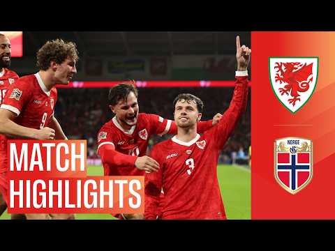 Résumé Pays de Galles vs Norvège 2-1 Neco Williams & Daniel James! Buts UEFA Ligue des Nations de l'UEFA