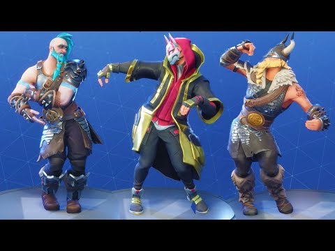 Fortnite 135 Outfits Perform HULA Dance NEW Emote