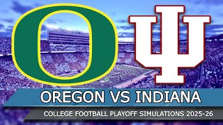 Oregon Vs Indiana - Cfp Semifinal At The Chick-Fil-A Peach Bowl 2026 ...