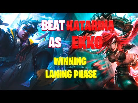 Ekko VS Katarina | How to beat Katarina as Ekko | Tips And Counters for Laning Phase