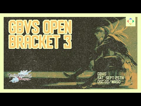 [GBVS] WASD Open #3, Full VOD