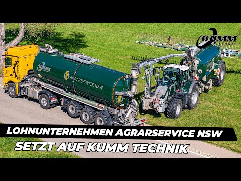 KUMM Technik Gülletechnik im Einsatz beim Lohnunternehmen Agrarservice Nordschwarzwald