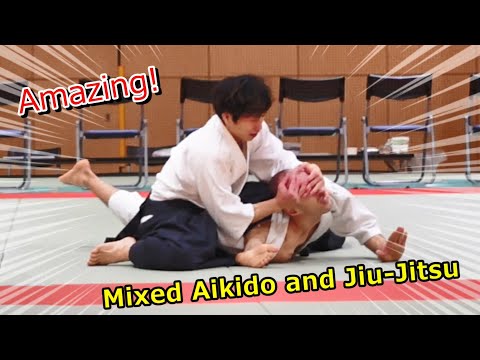 【Amazing】Special Aikido demonstration that mixes Aikido and Jiu-Jitsu