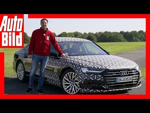 Audi A8 (2018) Erste Fahrt mit dem Staupilot