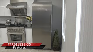 Forno Cologne – 30″ Freestanding 18.4 Cu.Ft. Refrigerator Stainless Steel FFRBI182130S Picture