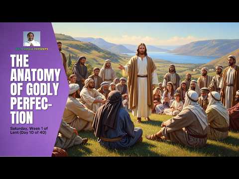 THE ANATOMY OF GODLY PERFECTION (Saturday of Week 1 of Lent)