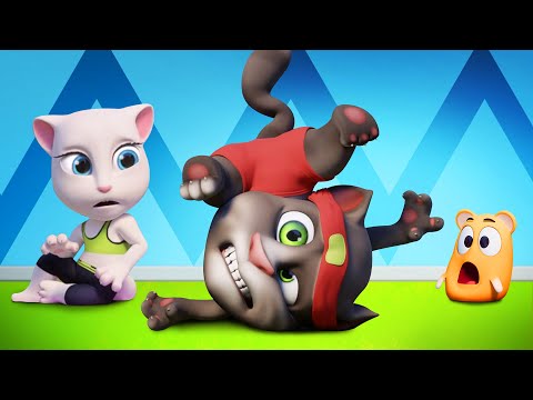 Talking Tom 😺 โยคะของทอมล้มเหลว Tom’s Yoga Fail 🐭 การ์ตูนตลก⭐ Super Toons TV Thai