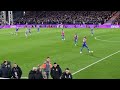 Chelsea v Crystal Palace (12.02.24) featuring Bob Marley and Roy Hodgson wiggling it