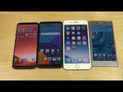 Samsung Galaxy S8 vs. iPhone 7 Plus vs. Sony Xperia XZ vs. LG G6 - Camera App Comparison!