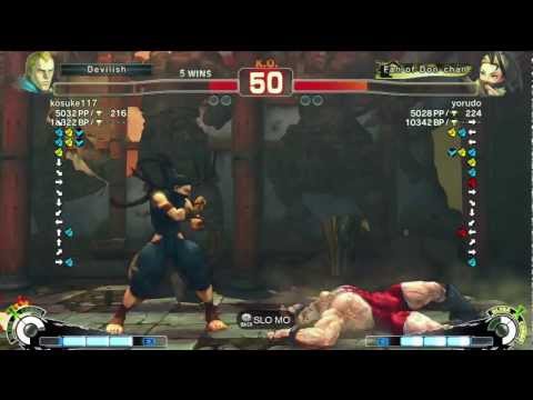 Kosuke. (Abel) vs Yorudo (Ibuki) - AE2012 Endless Match *720p HD*