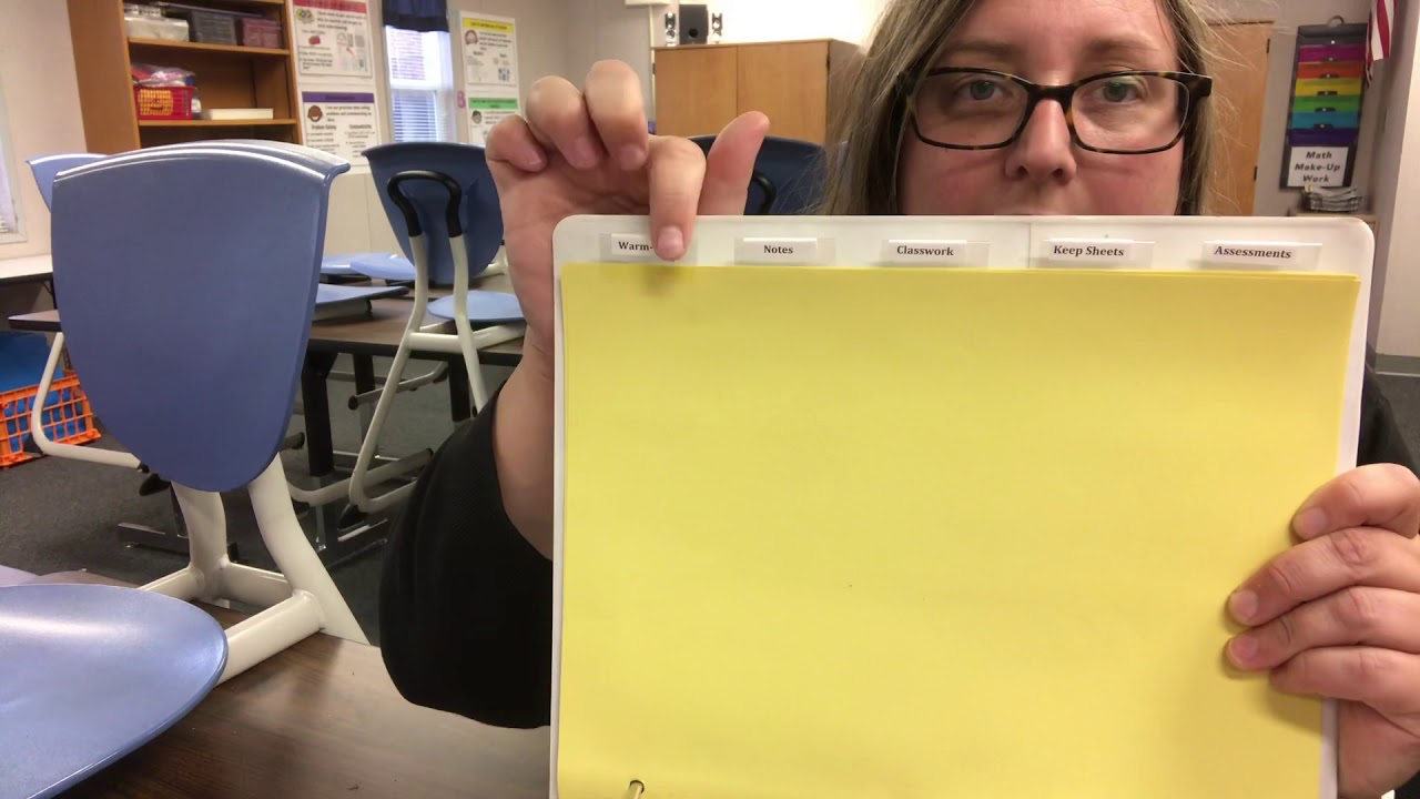 Assembling Your Math Binder