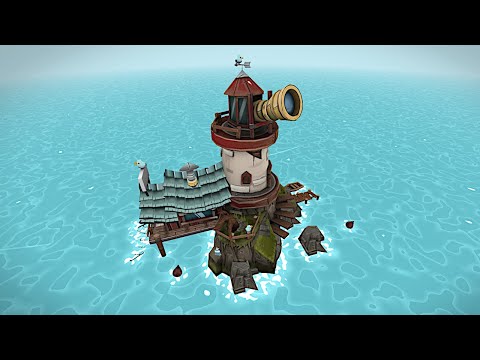 Cartoon Lighthouse 3D