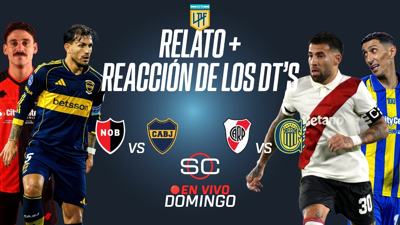 🔴 RIVER VS. ROSARIO CENTRAL EN VIVO | RELATO Y REACCIONES DE LOS DT'S | CLAUSURA 2026
