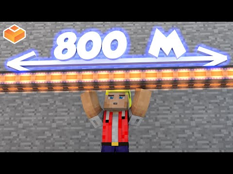 800 Block Pipe! Längster Tunnel! - Minecraft Valhelsia - #68