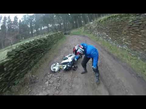 Off Road MSX125 / GROM - CRASH!!!! - Maxxis M6024 Tyre Test