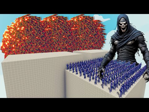 200x DARK MUMMY + 1x GIANT vs EVERY GOD - Totally Accurate Battle Simulator TABS