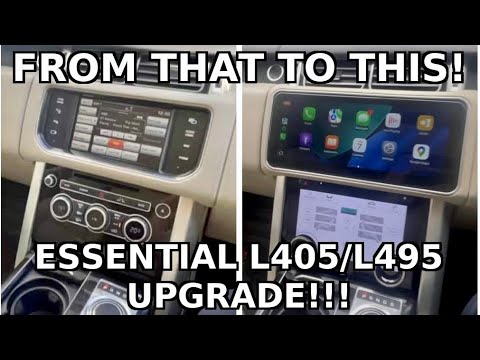 Range Rover Interior Mod Pt. 1 - Infotainment & A/C Panel Bluetooth CarPlay Upgrade L405 L494 Sport 