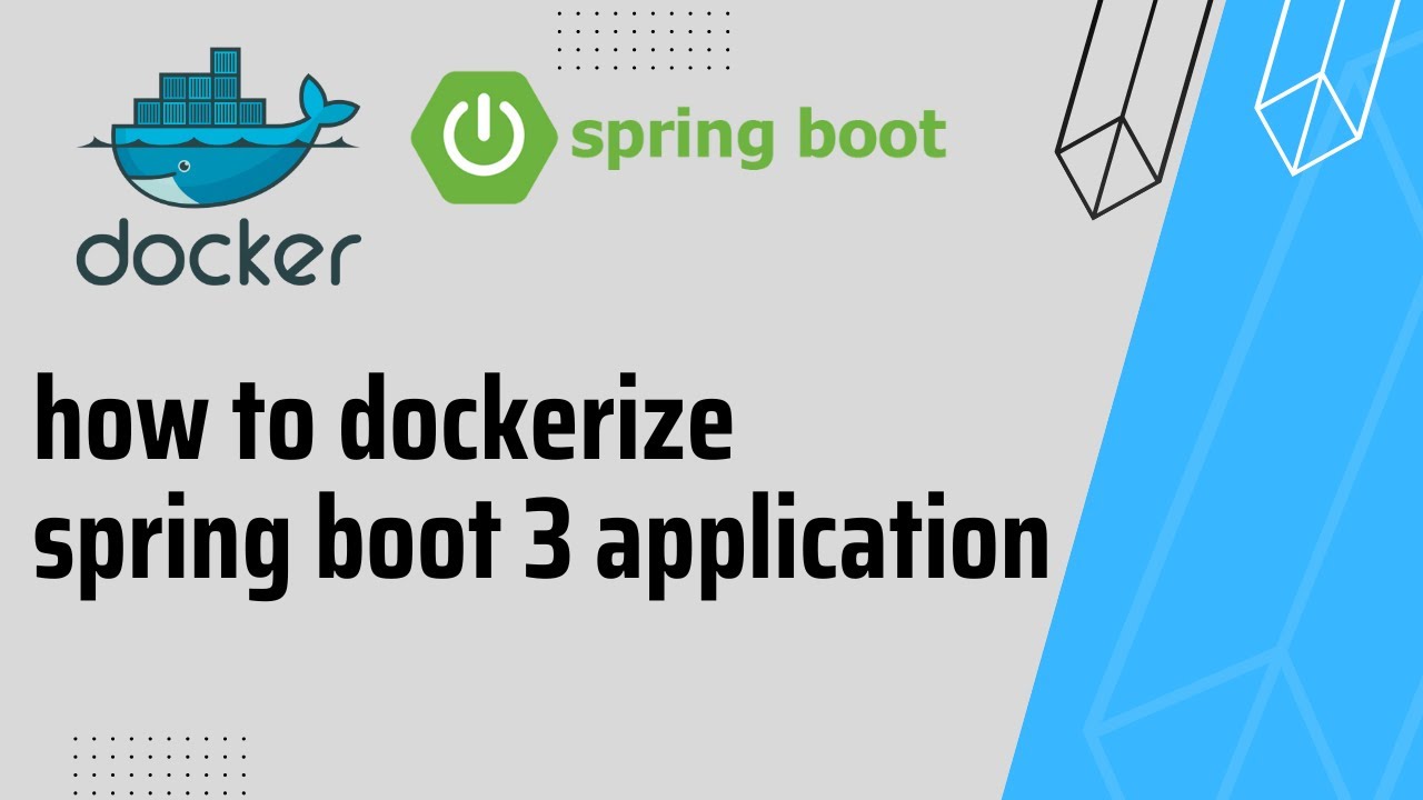 Dockerizing a Spring Boot 3 Application | how to dockerize a spring boot application