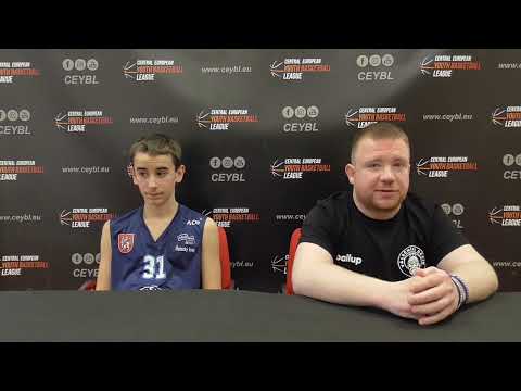 CEYBL U13 - Press conference, 18.3.2023, BC Swiss Krono Žary - Válečníci Děčín