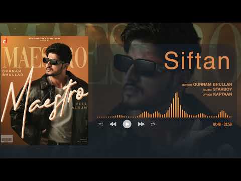 Siftan - Gurnam Bhullar | Official Visualizer | Maestro | Kaptaan | Punjabi Song 2025