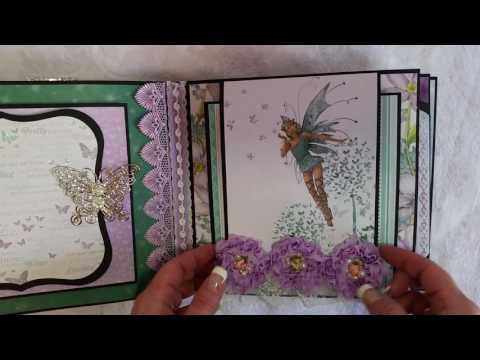 **FOR SALE** KaiserCraft Fairy Princess 8x8 Mini Album for Lavish Laces DT