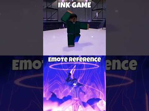 INK Game Emote vs Meme Reference Comparison 3 #roblox #inkgame #shorts #squidgame