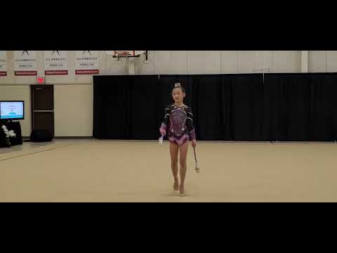 Rhythmic Gymnastics Level 5 club routine 藝術韻律體操 棒 March 2024