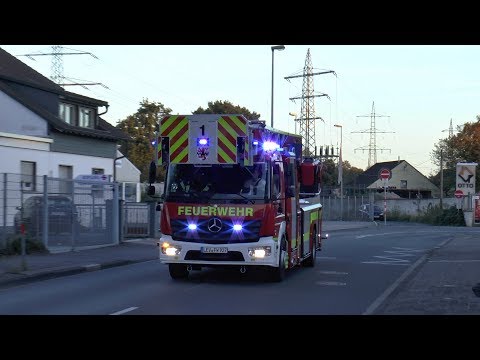 [Neue DLK 23/12] Einsatzfahrten von Feuerwehr und Rettungsdienst der Berufsfeuerwehr Leverkusen