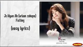 Jo Hyun Ah (urban zakapa) - Falling Lyrics (easy lyrics)
