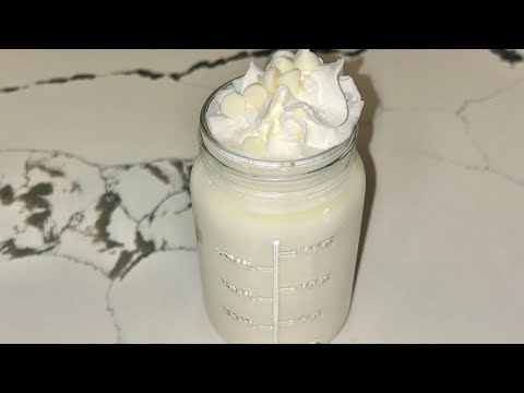 White Hot Chocolate - Homemade White Hot Cocoa Recipe - Ellen’s ChristKwan Series 🍫 ☕️ 