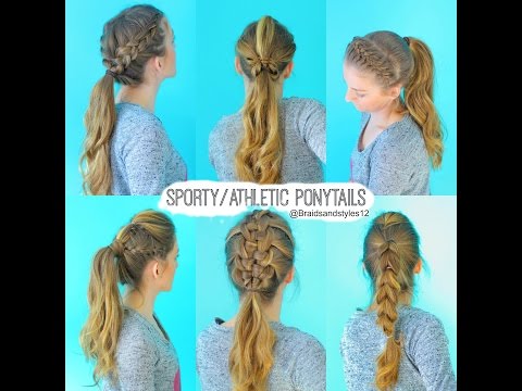 6 Quick and Easy Sporty/Athletic/Workout Hairstyles |...
