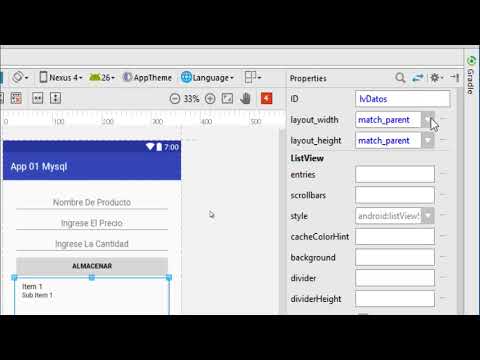 46 - Android + Php + Mysql - Aplicacion Movil y Clase Producto