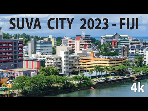 Suva City , Fiji 4K By Drone 2023