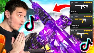 JE TESTE LES 3 MEILLEURES CLASSES DE TIKTOK ! ( M4 0 Recul, Chimera SMG, MP7 )