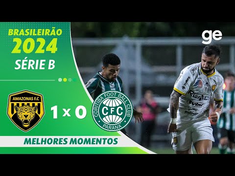 Gols e lances de Amazonas x Coritiba