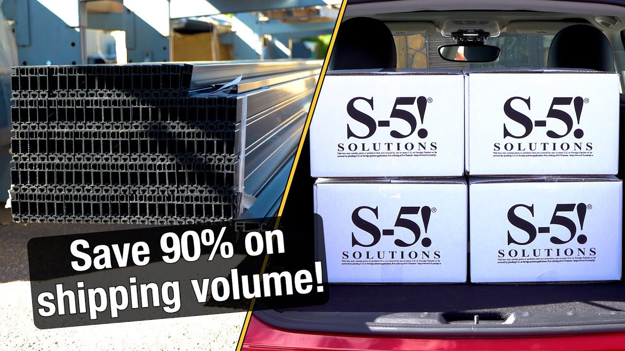 Reduce your racking costs with S-5! PVKIT!