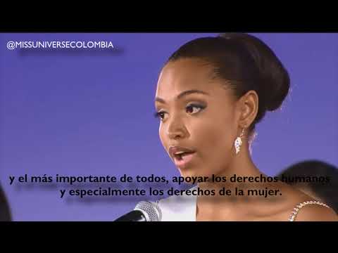 Traducción Discurso Zuleika Suárez Miss Colombia en Miss International 2014.