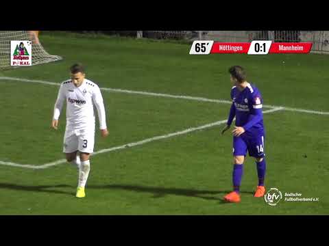 Halbfinale bfv-Rothaus-Pokal 2018/19 FC Nöttingen : SV Waldhof Mannheim
